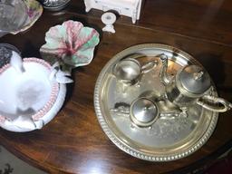 Group Lot Assorted Vintage Items on Table