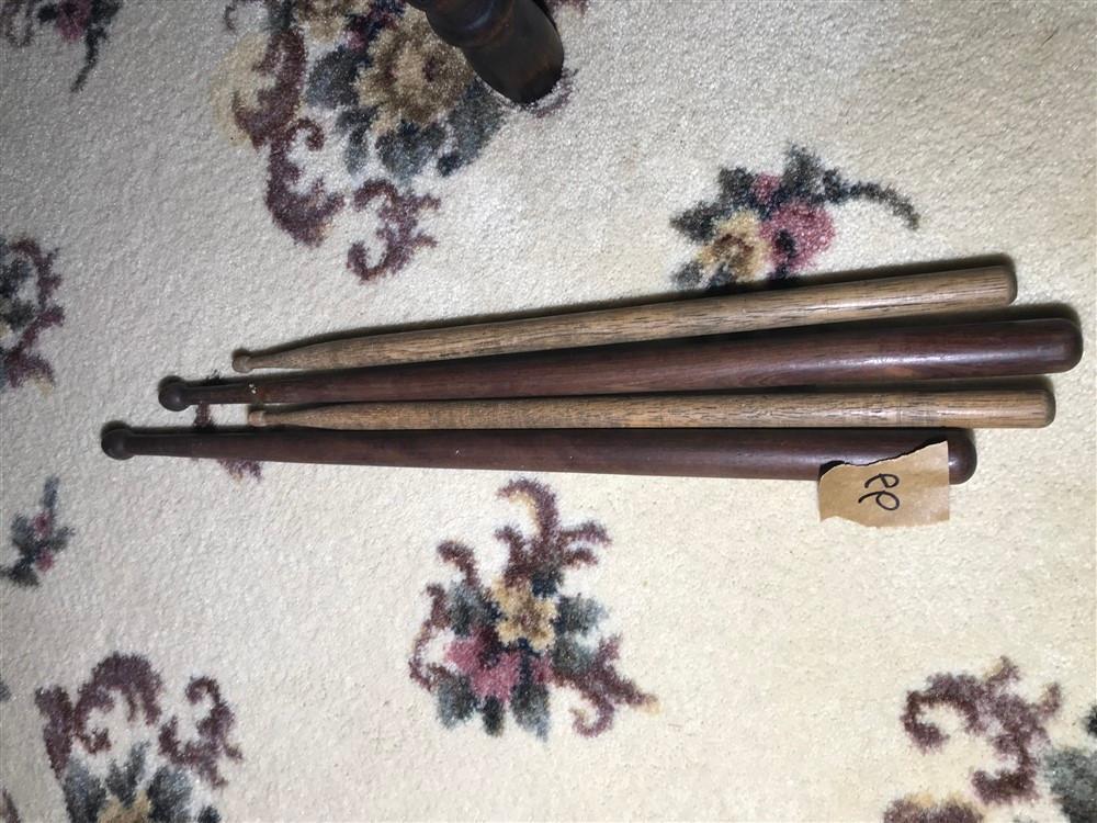 2 Pairs Antique Snare Drum Sticks