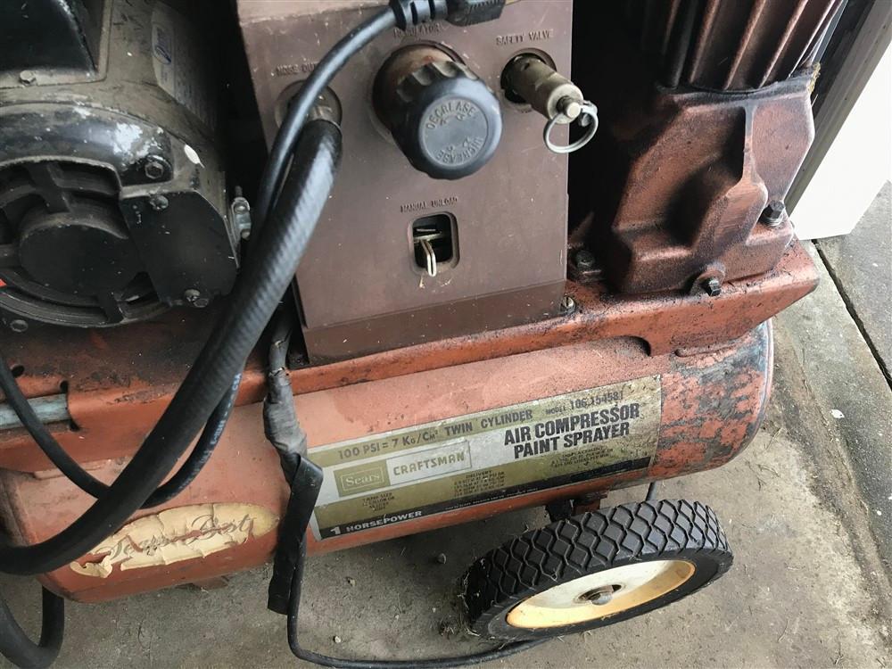 Vintage Craftsman Air Compressor