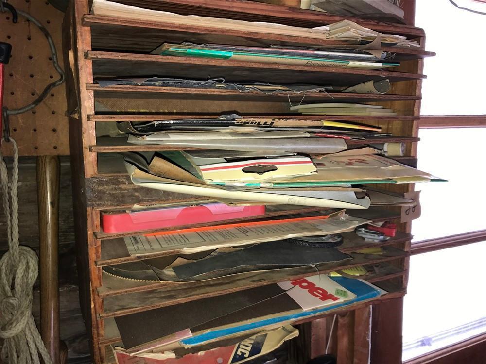 Large Sorter Cupboard Lot of Sandpaper - many pcs