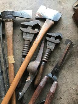 Large Lot Early Antique Tools Bremen Oil Field etc