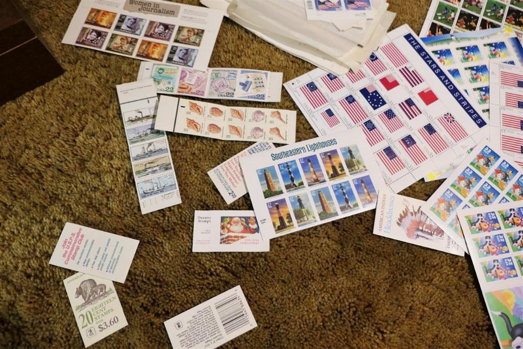 Extremely Large Lot Unused Stamps 100s of $