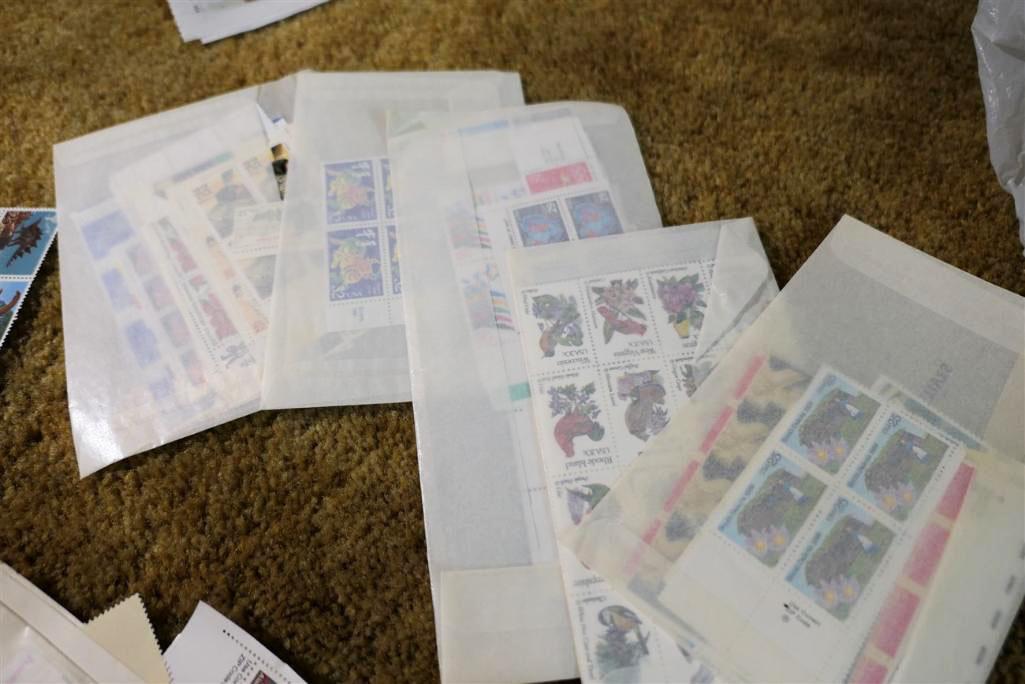 Extremely Large Lot Unused Stamps 100s of $