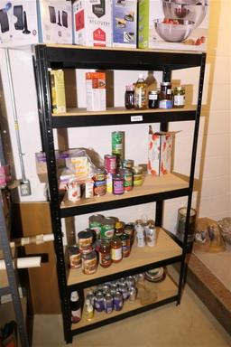 6' high metal utility shelf