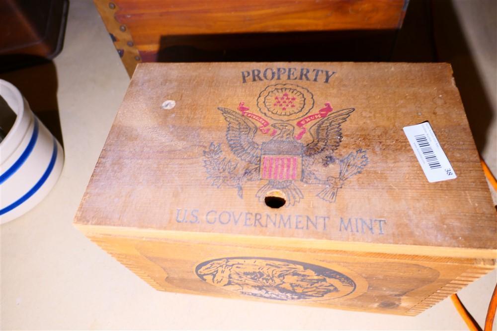 Old US Government Mint Nickel Coin Box or Crate