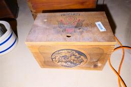 Old US Government Mint Nickel Coin Box or Crate