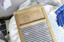 Metal Rack, Washboard and More lot