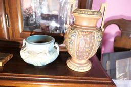 2 Pieces of Antique Roseville art Pottery