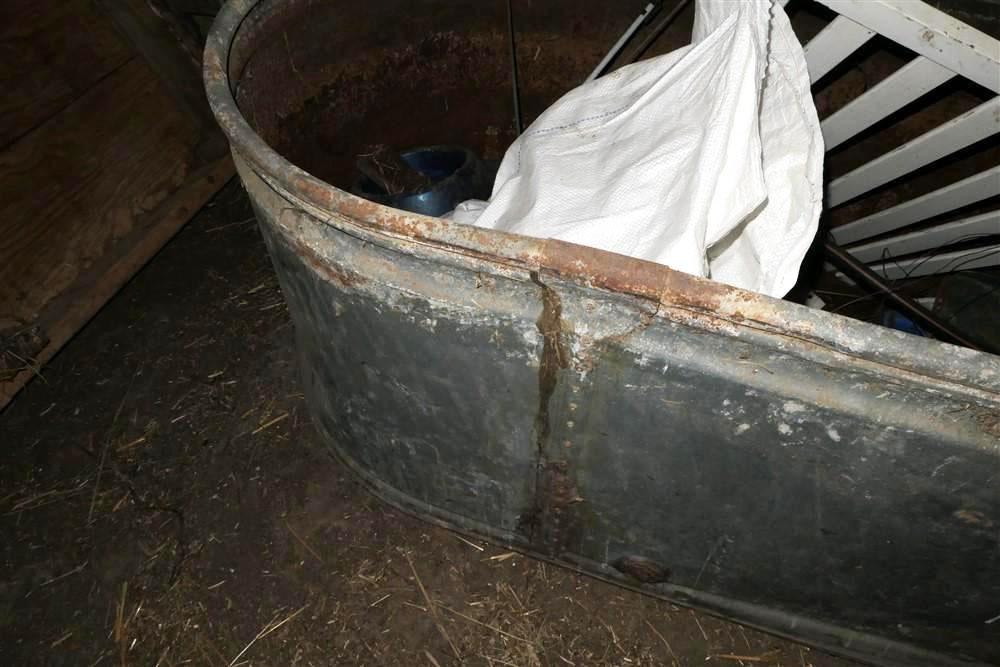 Large Metal Water Tank or Trough