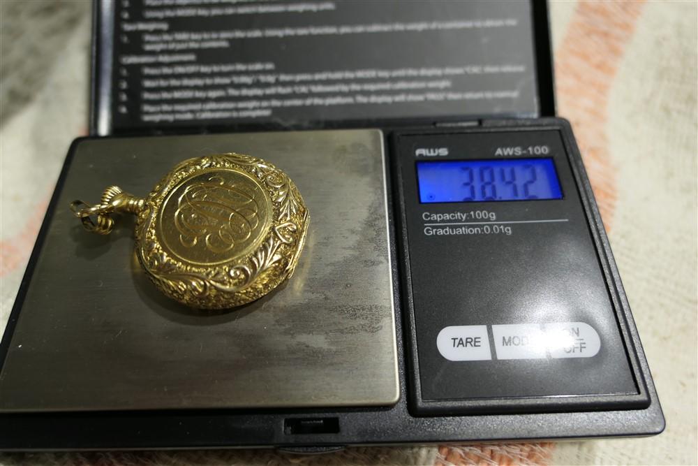 Antique 14k Gold Pocket Watch Nice
