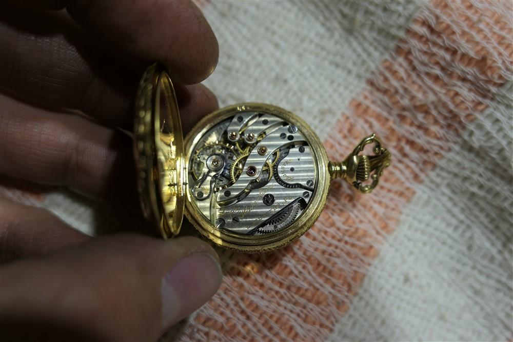 Antique 14k Gold Pocket Watch Nice