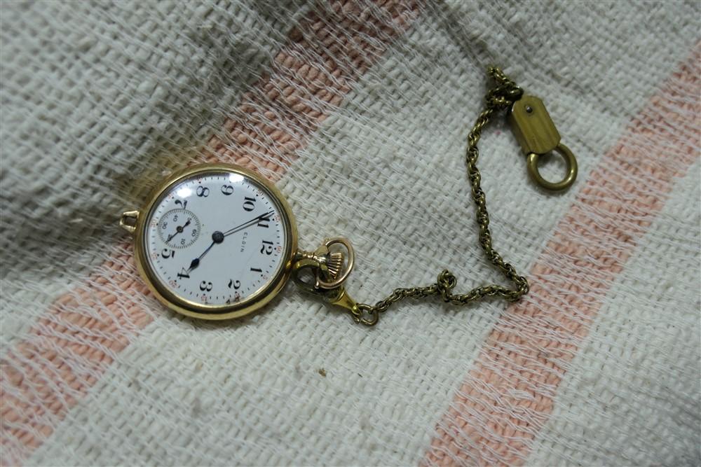 Antique Gold Filled Pocket Watch Elgin