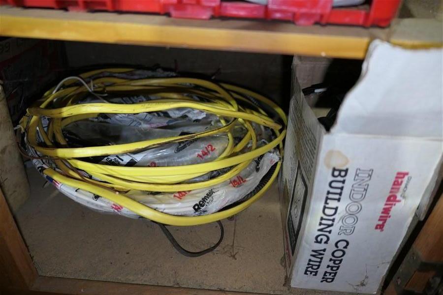 Cupbord Contents Lot - Lots of Heavy Wire etc