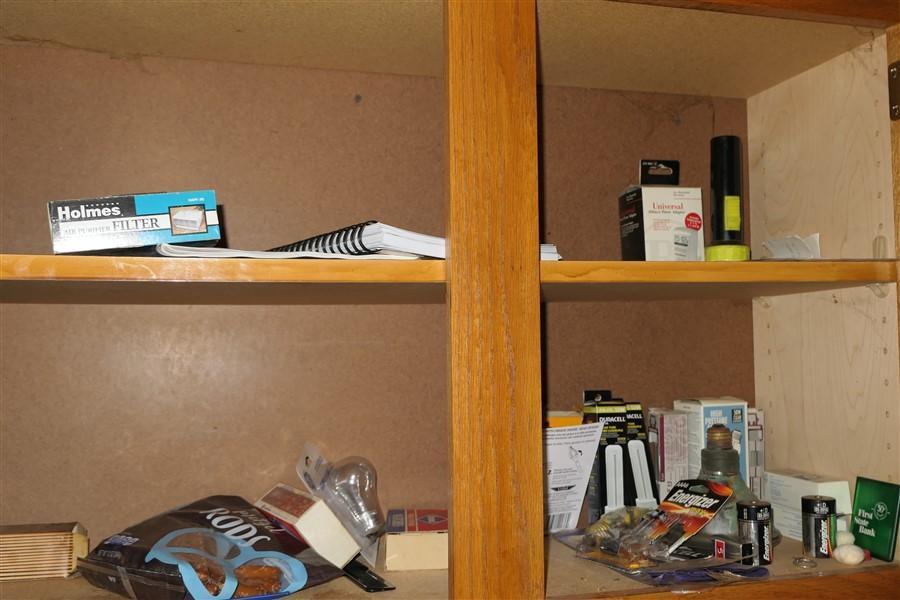 Contents of Cabinets Lot