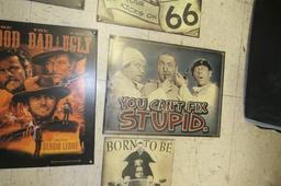 Lot of Signs Inc. 3 Stooges