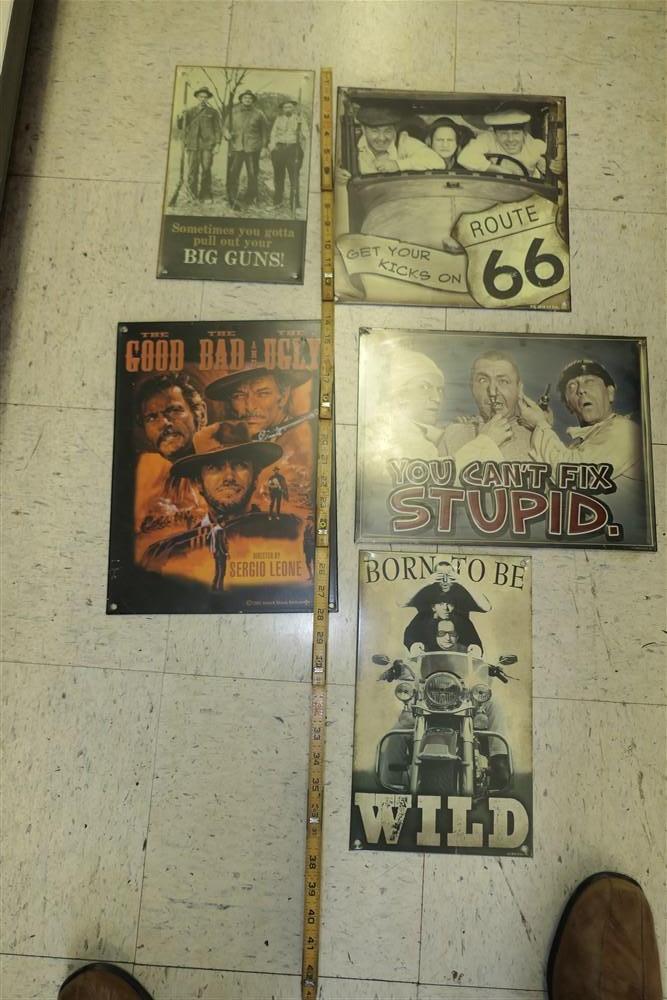 Lot of Signs Inc. 3 Stooges