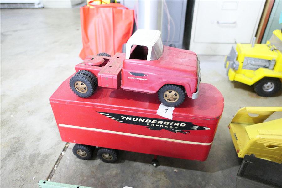 Large Lot Old Metal Toy Trucks