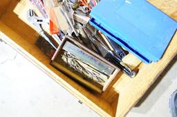 Large Spud Bar + Box of Tools