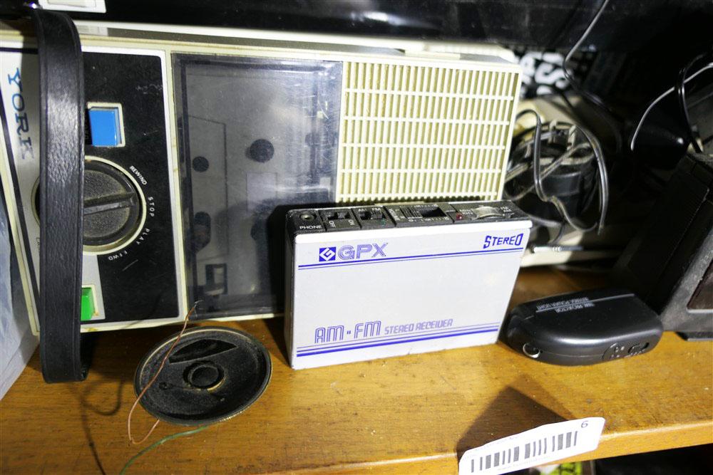 Shelf Lot VIntage Electronics