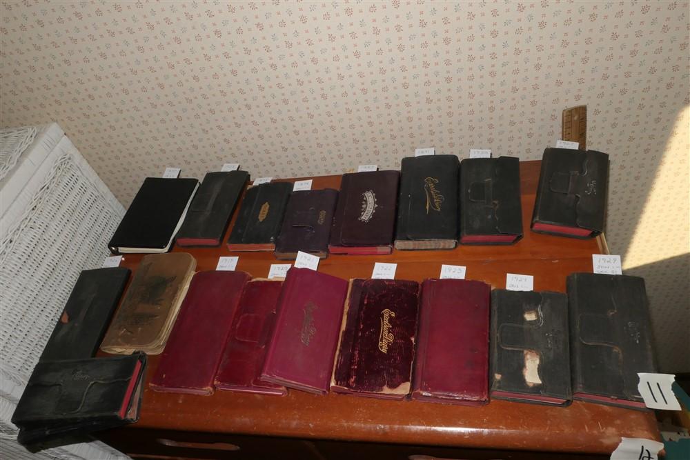 Very Large Collection Dated Diaries