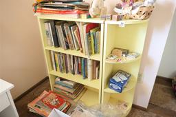 Vintage Yellow Shelves pair