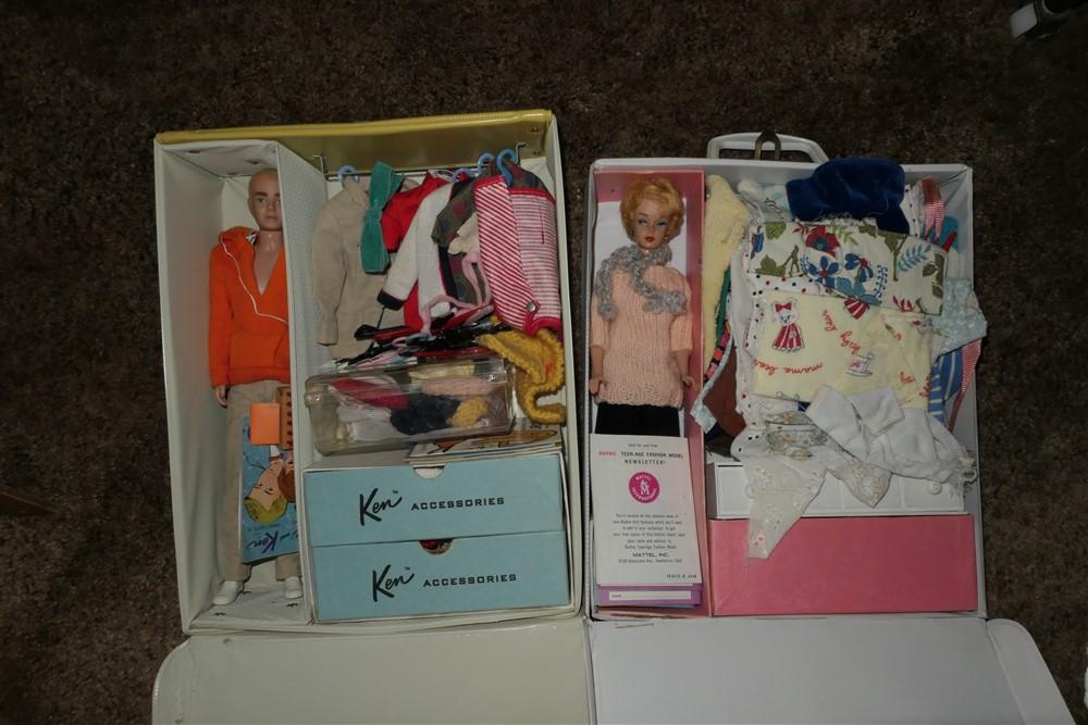 Barbie Dolly Travelette + Contents + Ken