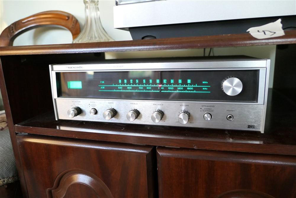 Vintage Realistic Radio Tuner, Record Player