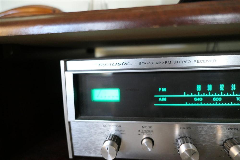 Vintage Realistic Radio Tuner, Record Player