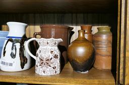 Shelf Lot Assorted Stoneware, Ceramics