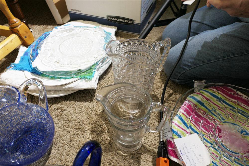 Group Lot assorted glass