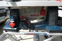 Bosch 4100 Table Saw on Gravity Rise Stand