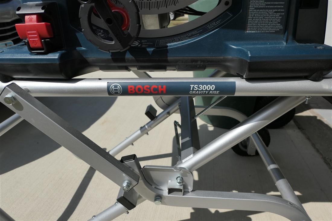 Bosch 4100 Table Saw on Gravity Rise Stand