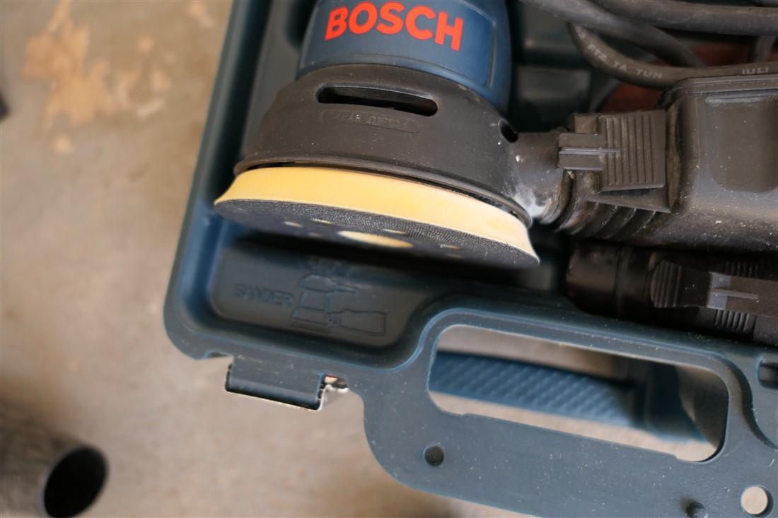 2 Bosch Orbit Sanders in Cases