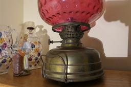 Large Antique Veritas Lamp Works Lantern