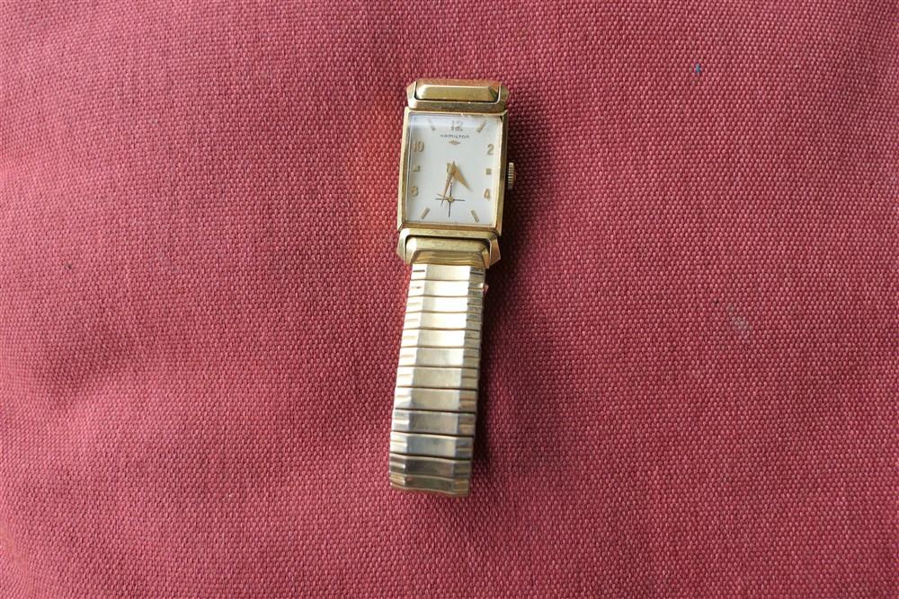 Rare 18k Gold Men's Hamilton Watch 1962