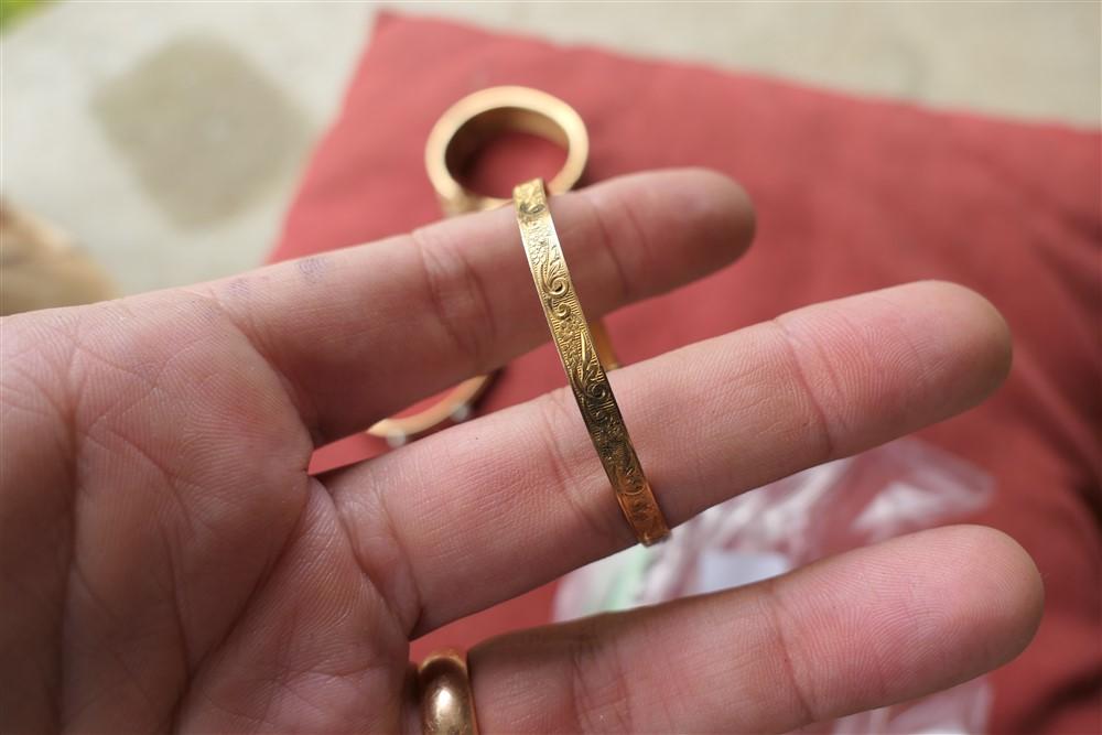 Group of Victorian Gold Filled Bracelets Including Cameo