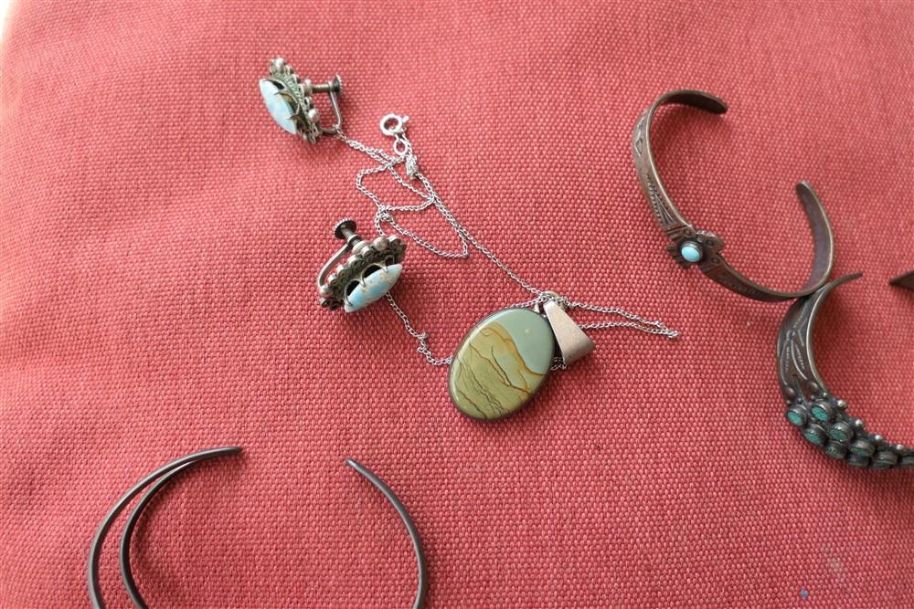 Sterling Silver Antique Native American Jewelry and more