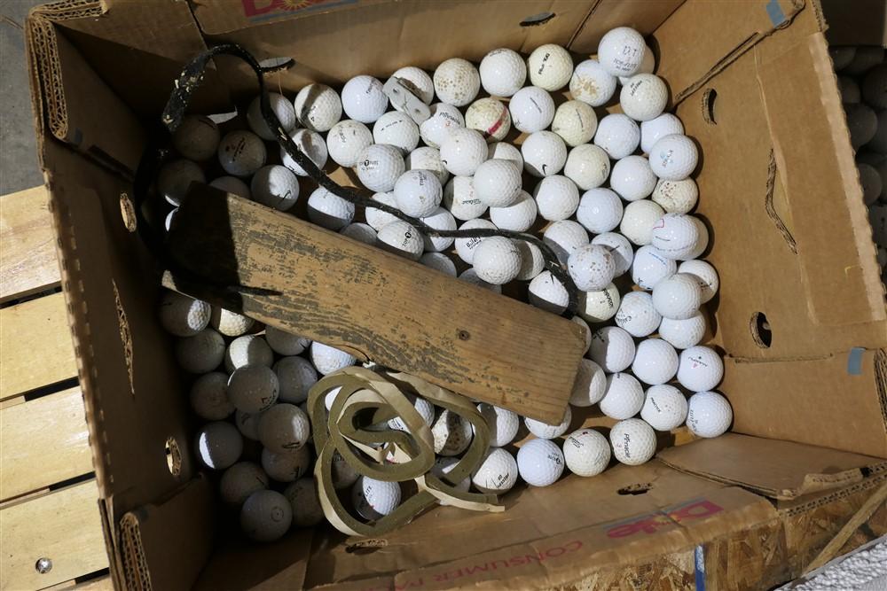 Large qty used golf balls