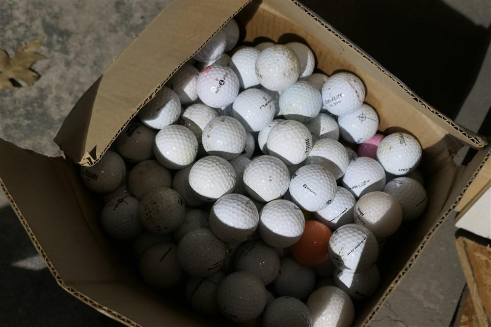 Large qty used golf balls