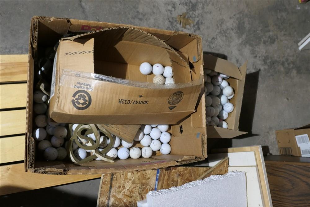 Large qty used golf balls