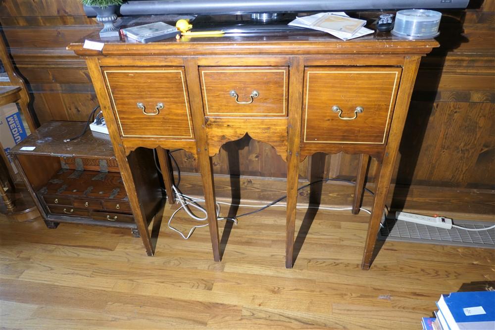 Unusual Eastern Style Tall Stand w/Drawers