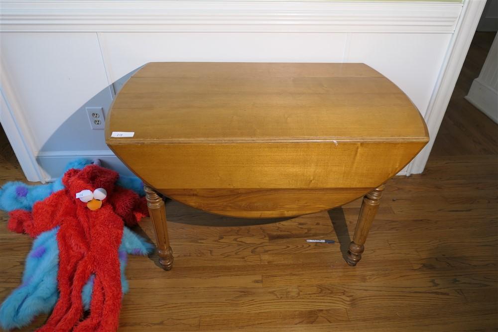 Antique Oak drop leaf table