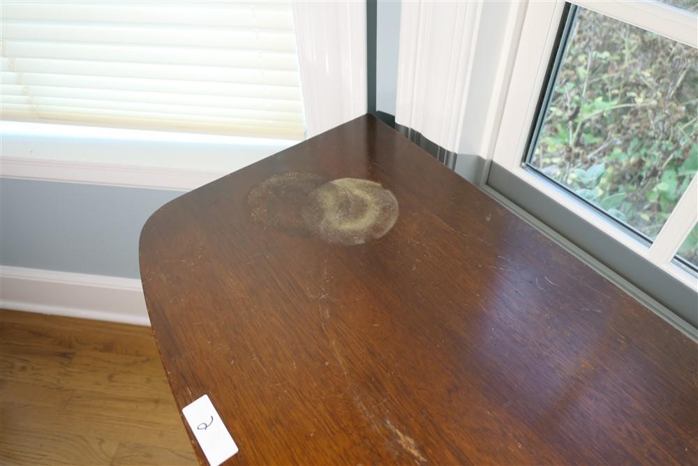 Vintage Gate Leg Card Table flip top