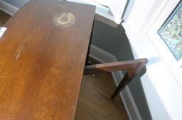 Vintage Gate Leg Card Table flip top