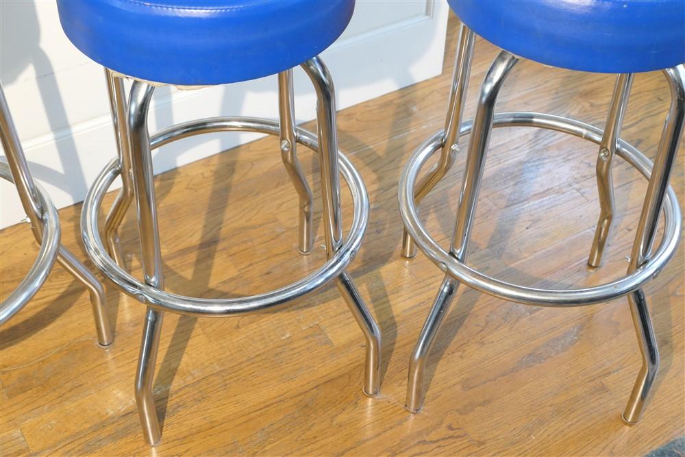 3 Vintage Kitchen or Bar Stools