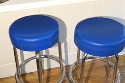 3 Vintage Kitchen or Bar Stools