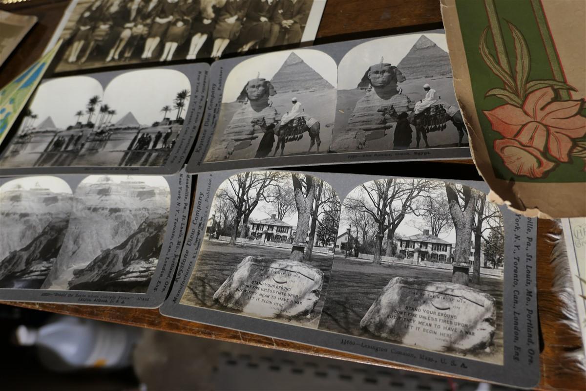 Group Lot Assorted Photos, Paper, Stereoview cards