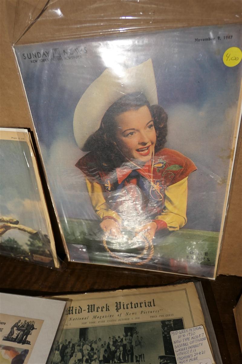 Group Lot assorted Paper, Roy Rogers etc