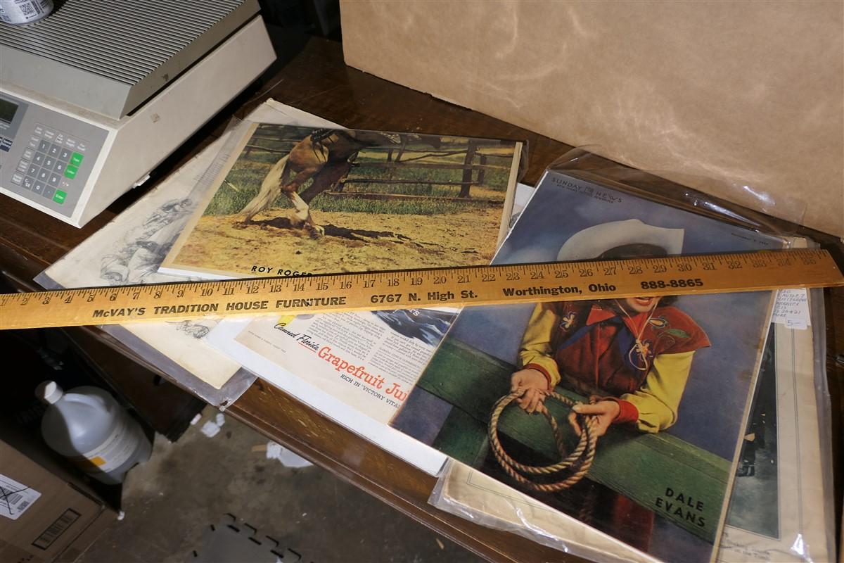 Group Lot assorted Paper, Roy Rogers etc