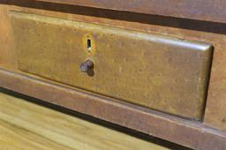Unusual Antique Blanket Chest w/Drawers